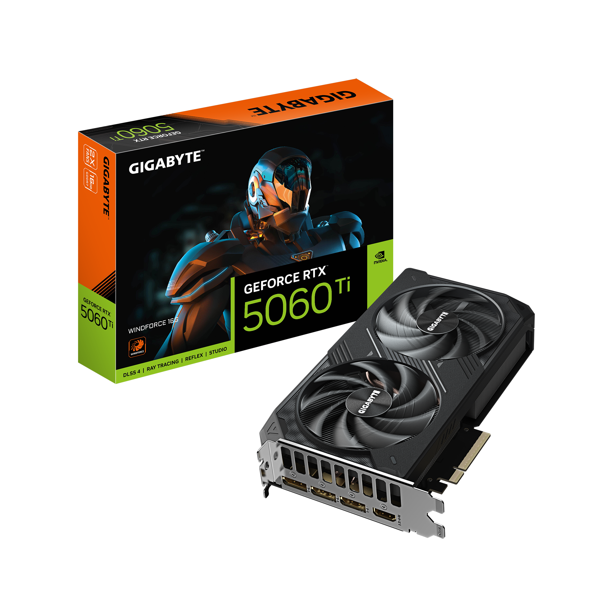Gigabyte GeForce RTX™ 5060 Ti WINDFORCE 16GB GDDR7 | Faroll 法奧